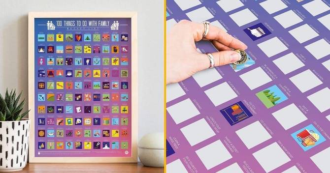 Poster à Gratter 100 Choses à Faire Dans Sa Vie Top 30+ meilleurs posters à gratter